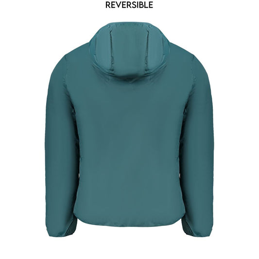 Norway 1963 Grüne Polyamid-Herren-Wendejacke