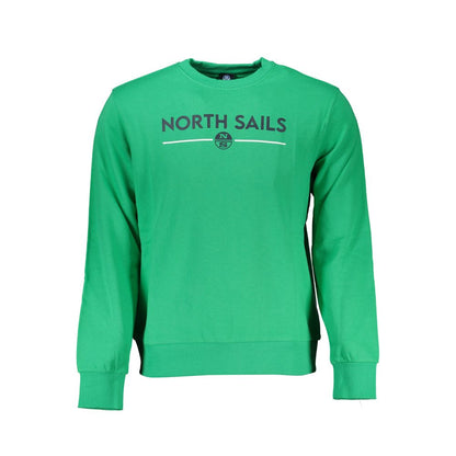 North Sails Green Cotton Sweatshirt