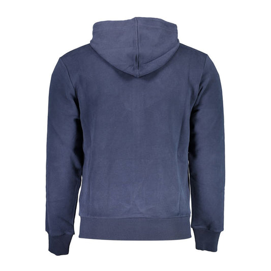 La Martina Blue Cotton Sweatshirt