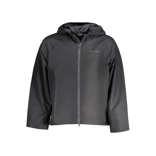 Calvin Klein Schwarze Polyester Herrenjacke
