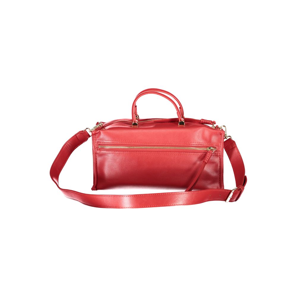 Mario Valentino Red Polyethylene Women Handbag