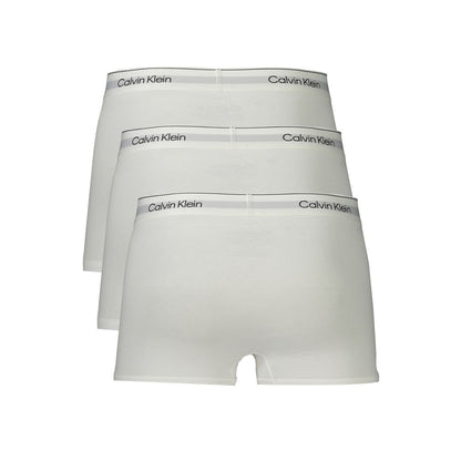 Calvin Klein Weiße Baumwolle Männer Boxer Short