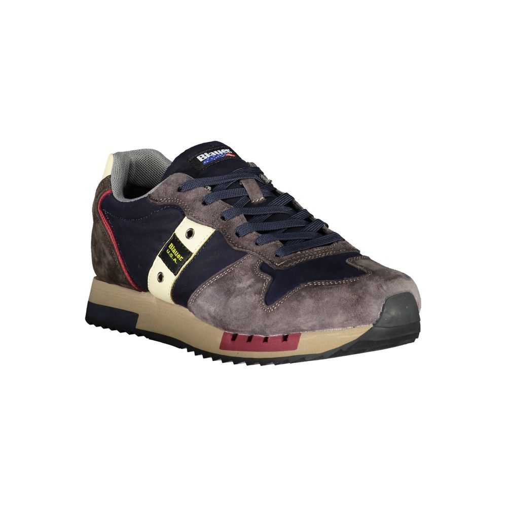 Blauer Blue Polyester Athletic Sneakers