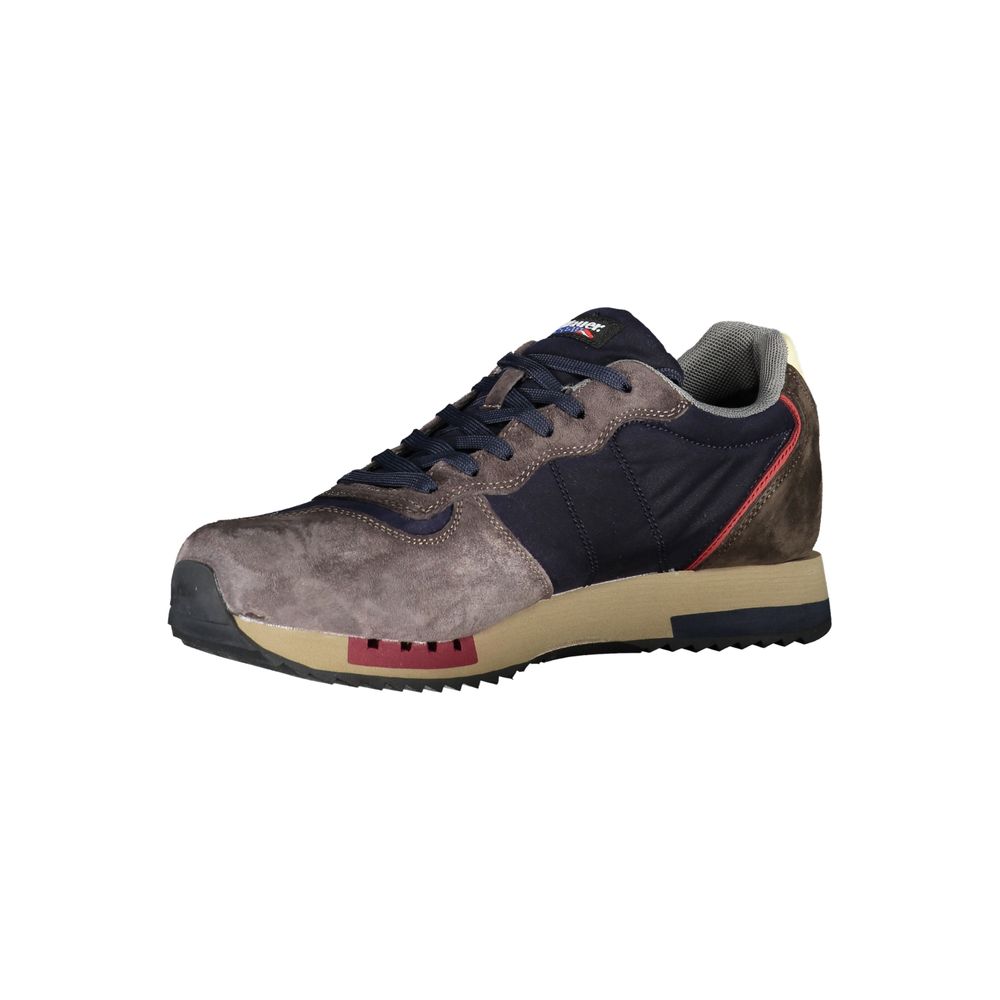 Blauer Blue Polyester Athletic Sneakers