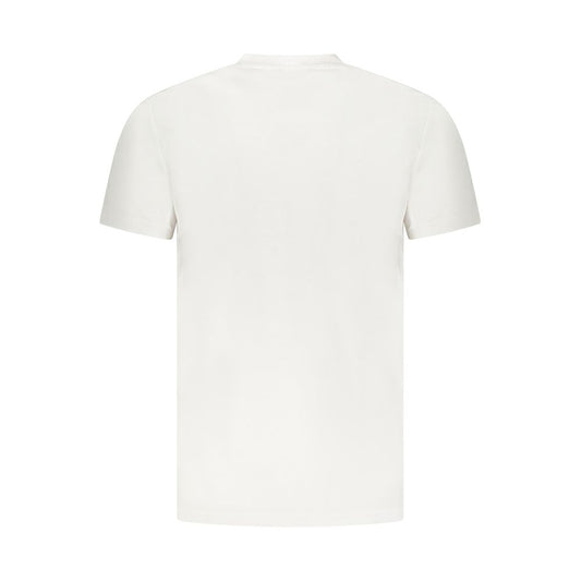 Cavalli Class White Cotton Men T-Shirt