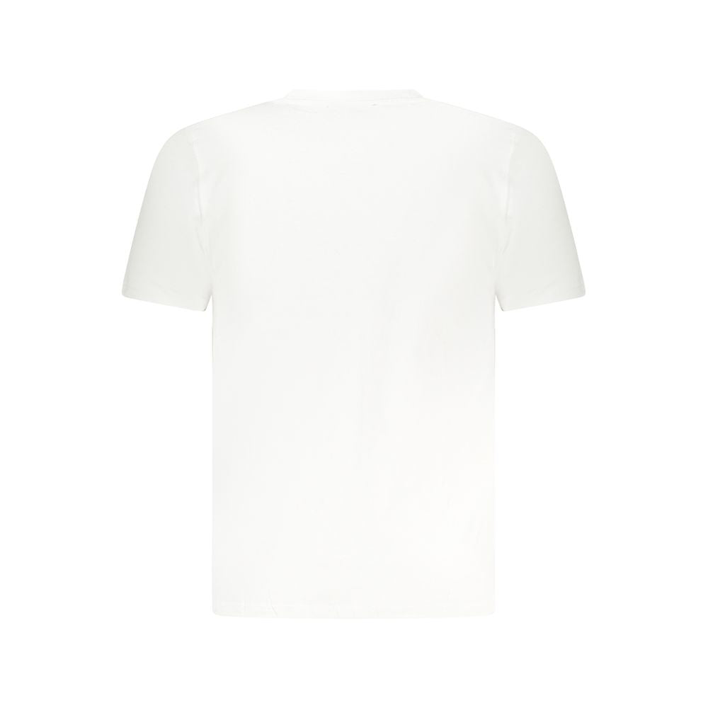 Cavalli Class Bianco Cotton Men T-Shirt