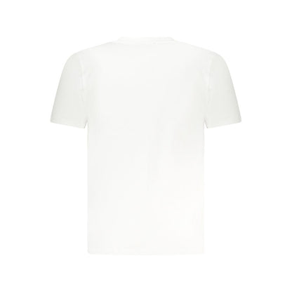 Cavalli Class Bianco Cotton Men T-Shirt