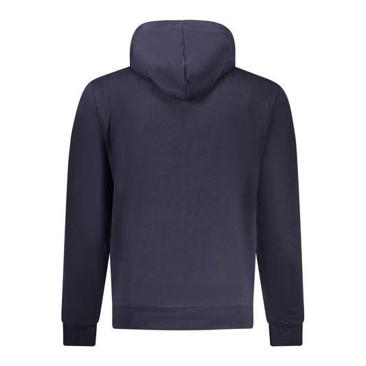 Napapijri Blue Cotton Men's Hooded Sweatshirt