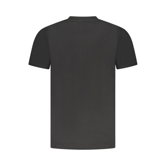 Cavalli Class Black Cotton Men T-Shirt