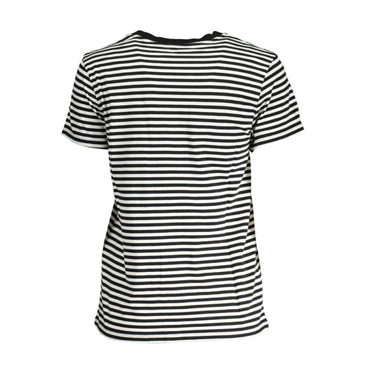 Levi's Schwarzes Baumwoll-T-Shirt für Frauen