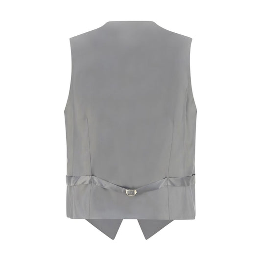 Gi Capri Gray Polyester Waistcoat
