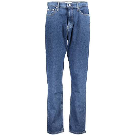 Calvin Klein Blaue Baumwoll-Jeans für Frauen
