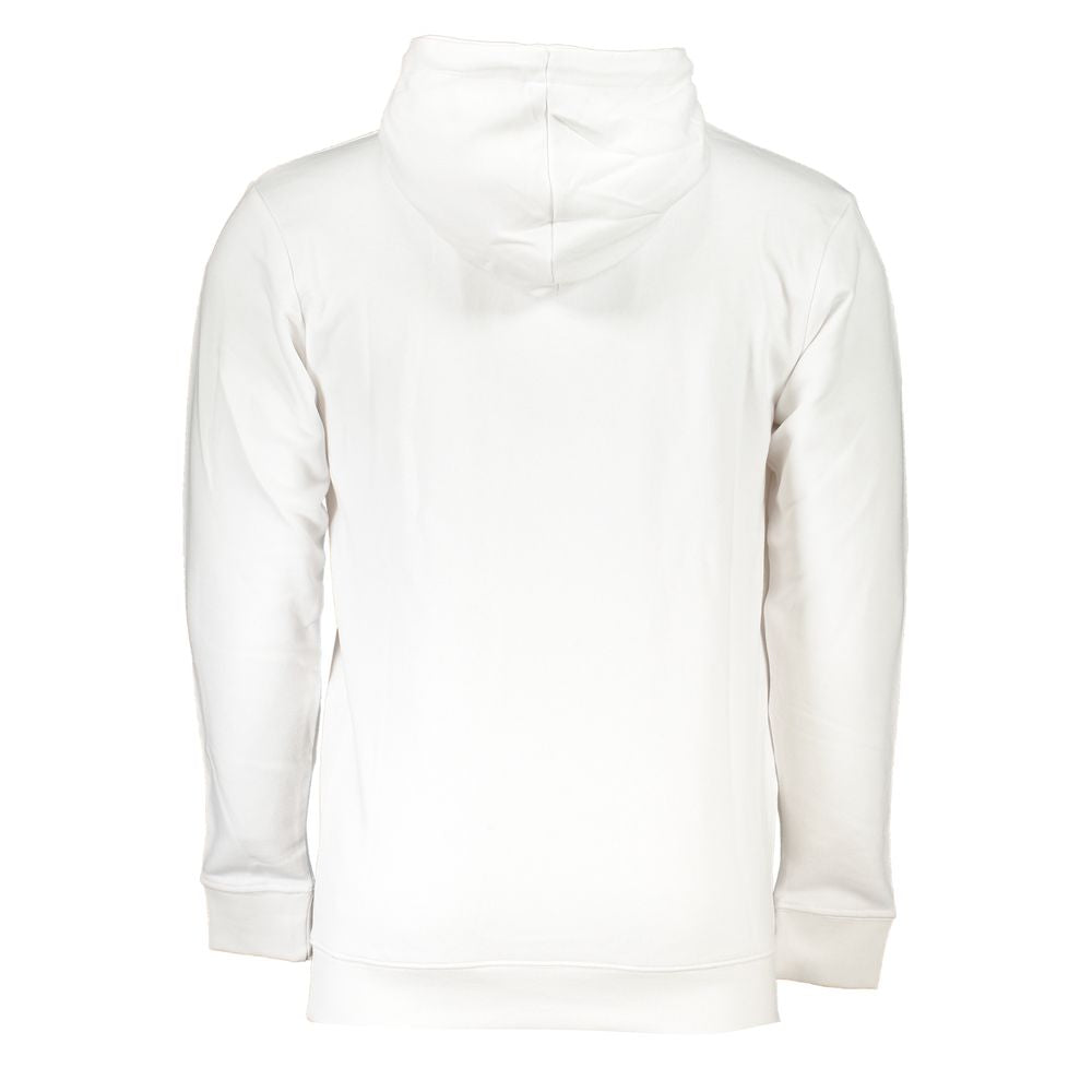 Cavalli Class White Cotton Sweatshirt