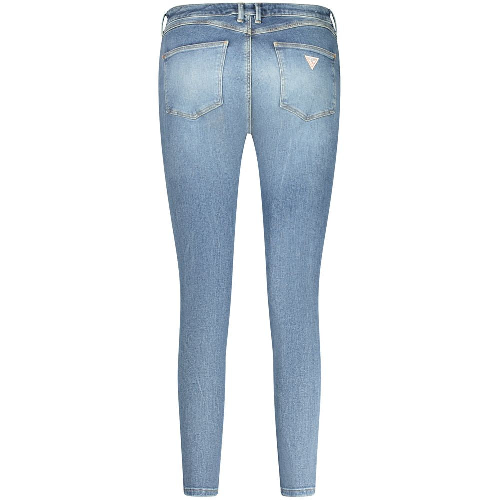 Guess Jeans Blue Recycled Cotton Women Jeans