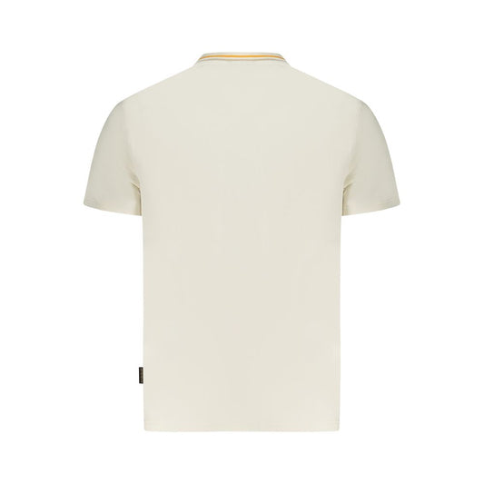 Napapijri White Cotton Men T-Shirt