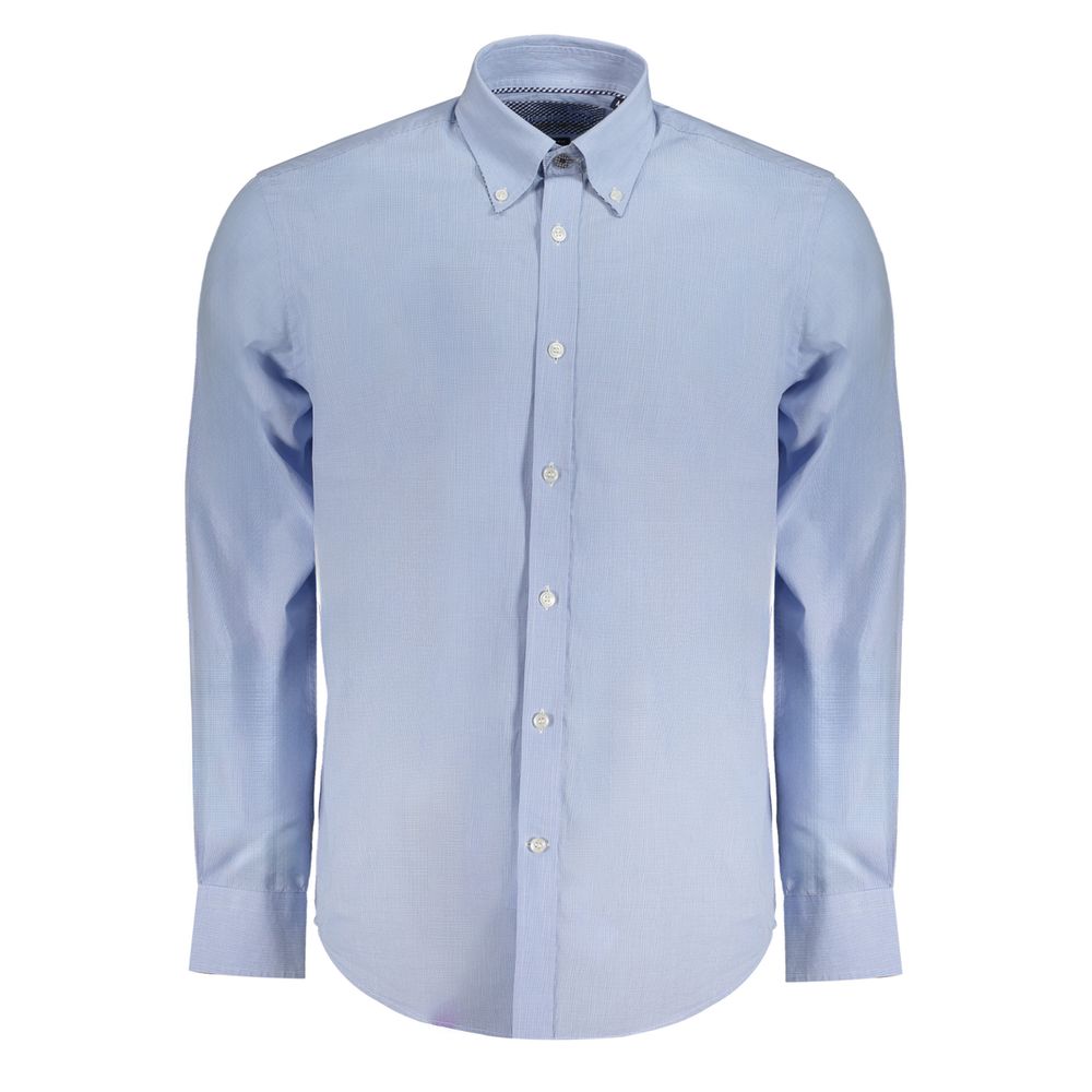 Harmont & Blaine Light Blue Cotton Men Shirt
