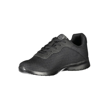 Sergio Tacchini Black Polyurethane Men's Sneaker