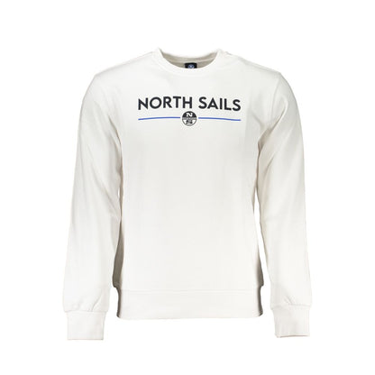 North Sails White Cotton Sweatshirt