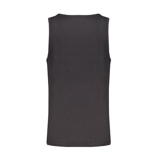 Norway 1963 Schwarzes Baumwoll-Tank-Top für Männer