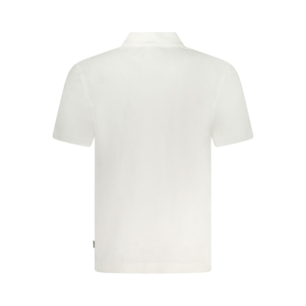 Wrangler Bianco Cotton Men Polo-Shirt