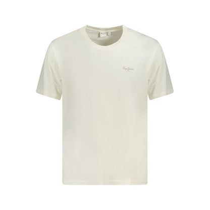 Pepe Jeans Bianco Cotton Men T-Shirt