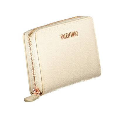 Mario Valentino Beige Polyurethane Women Wallet