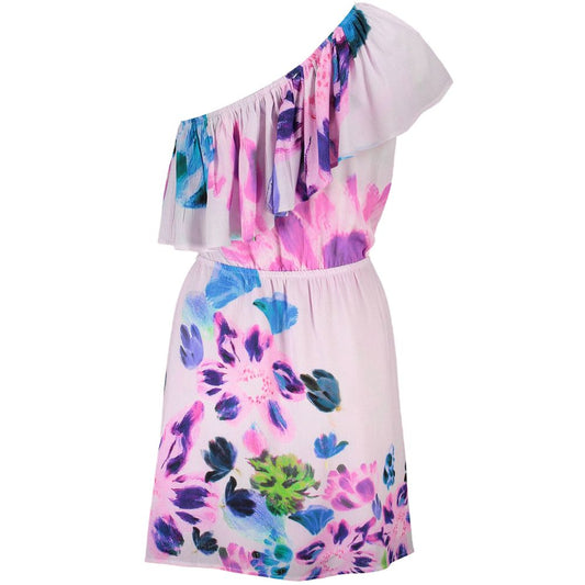 Desigual Rosa Viskose Frauen Kleid
