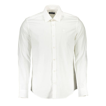 North Sails White Cotton Men Shirt