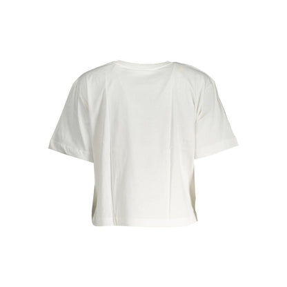 Desigual Weißes T-Shirt aus Baumwolle für Frauen