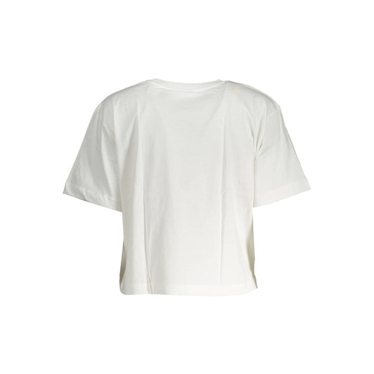 Desigual Weißes T-Shirt aus Baumwolle für Frauen