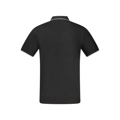 Hugo Boss Schwarzes Baumwoll-Poloshirt