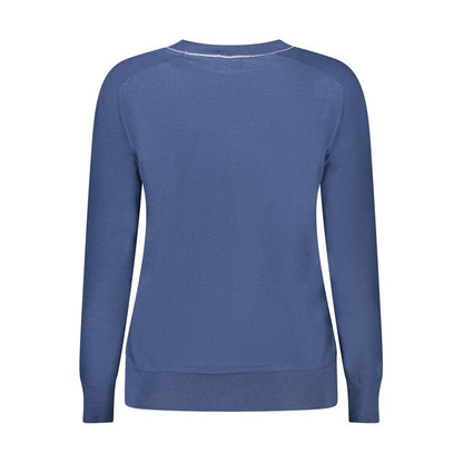 North Sails Blue Cotton Women Sweater