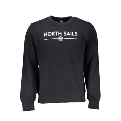 North Sails Black Cotton Sweatshirt