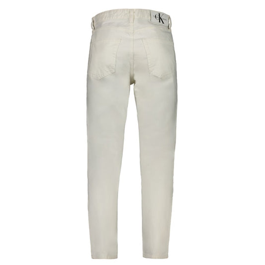 Calvin Klein Herrenjeans aus weißer Baumwolle