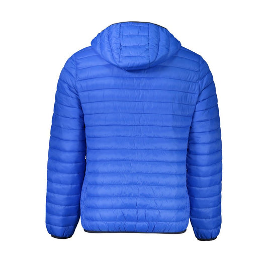 Cavalli Class Blue Polyamide Shell Jacket