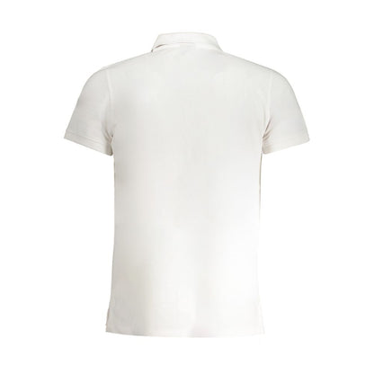 Norway 1963 Weißes Baumwoll-Poloshirt