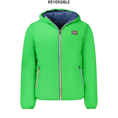 Norway 1963 Grüne Polyamid Herren Jacke