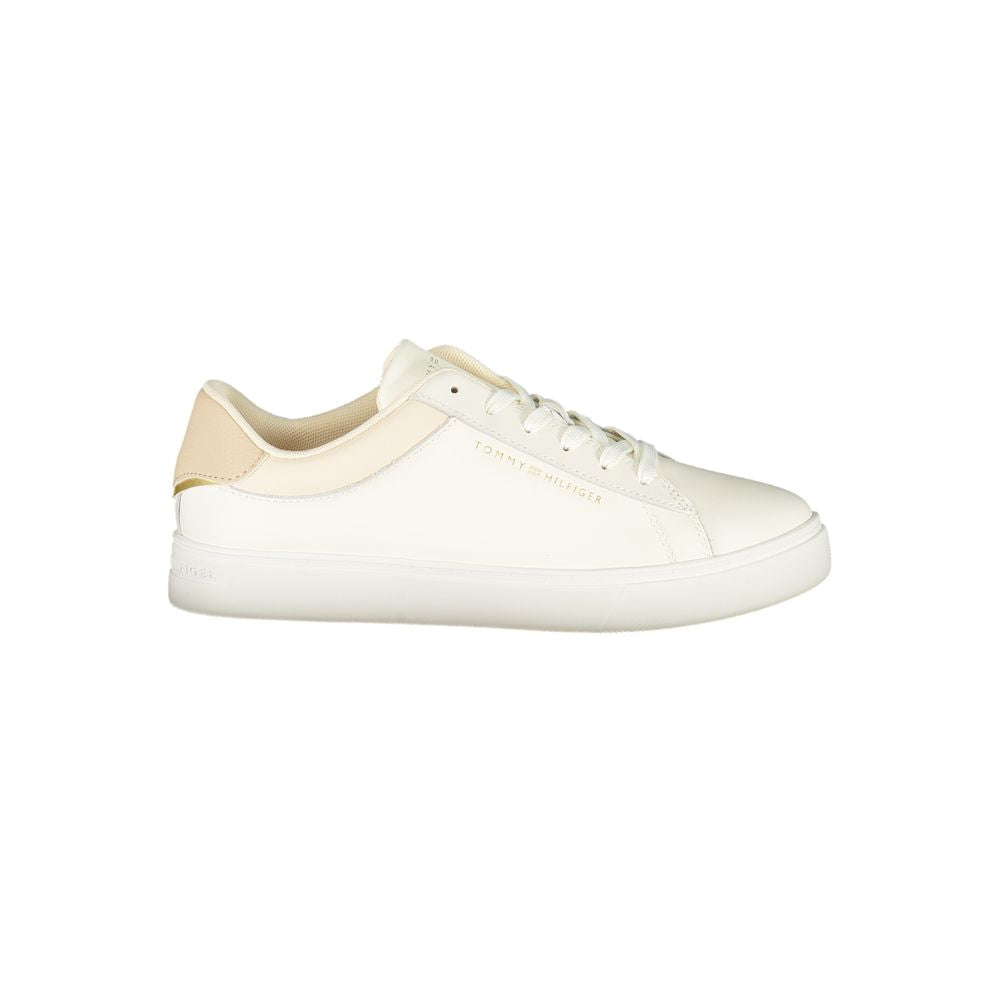 Tommy Hilfiger Beige Leder Damen Sneaker