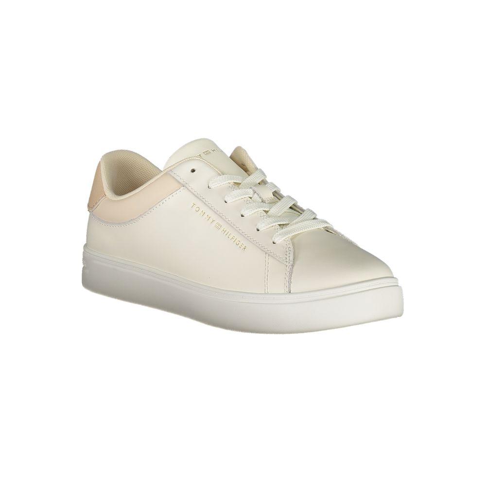 Tommy Hilfiger Beige Leder Damen Sneaker