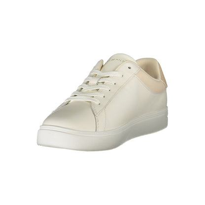 Tommy Hilfiger Beige Leder Damen Sneaker