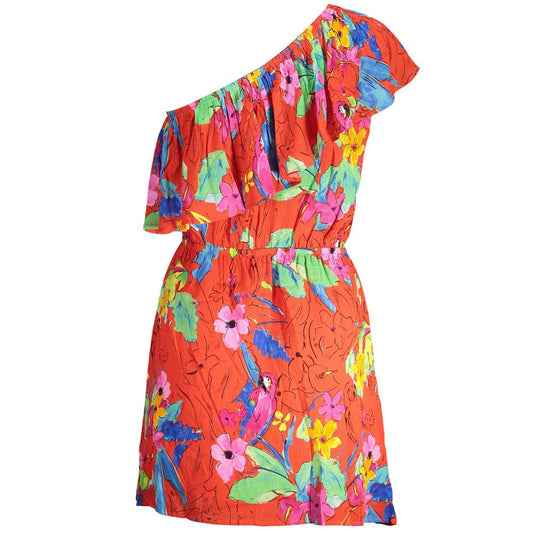 Desigual Rotes Viskosekleid für Frauen
