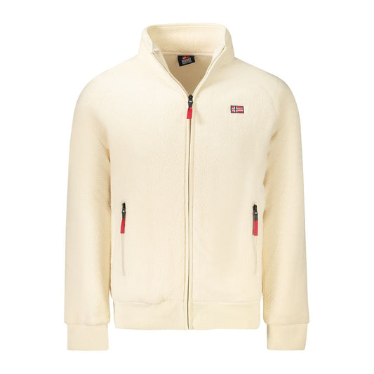 Norway 1963 Weiße Polyester-Sportjacke für Männer