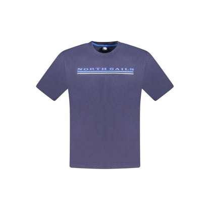 North Sails Blue Cotton Mens T-Shirt