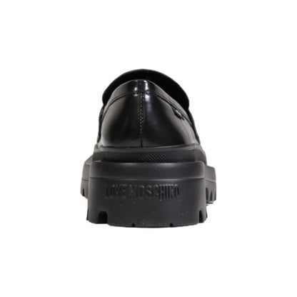 Love Moschino Plattform aus schwarzem Polyethylen