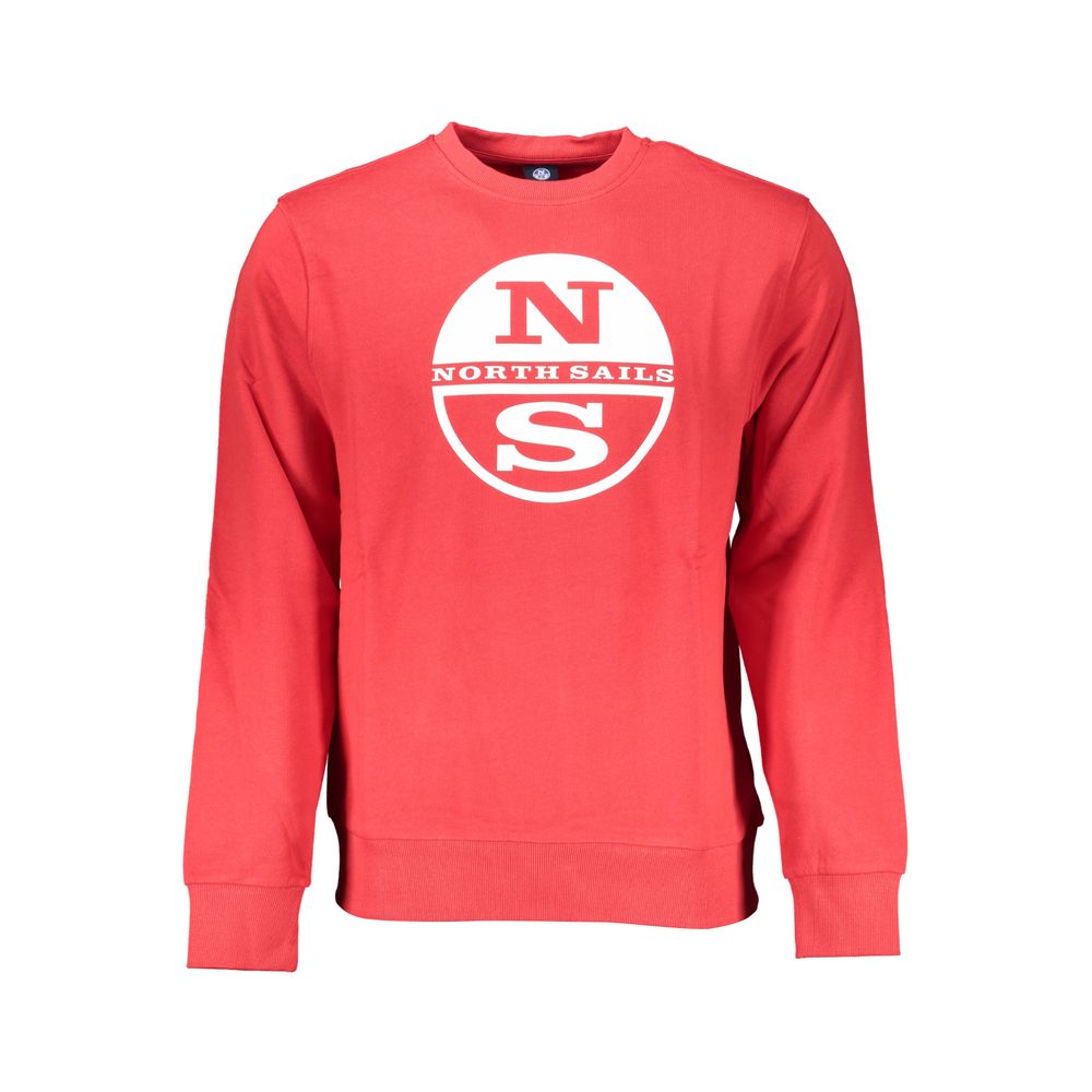 North Sails Red Cotton Sweatshirt