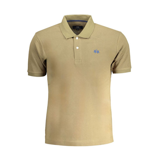 La Martina Verde Cotton Men's Polo Shirt