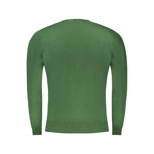 Cavalli Class Verde Viscose Men Sweater