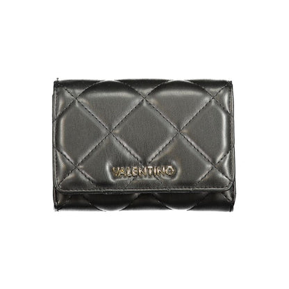 Mario Valentino Black Polyurethane Women Wallet