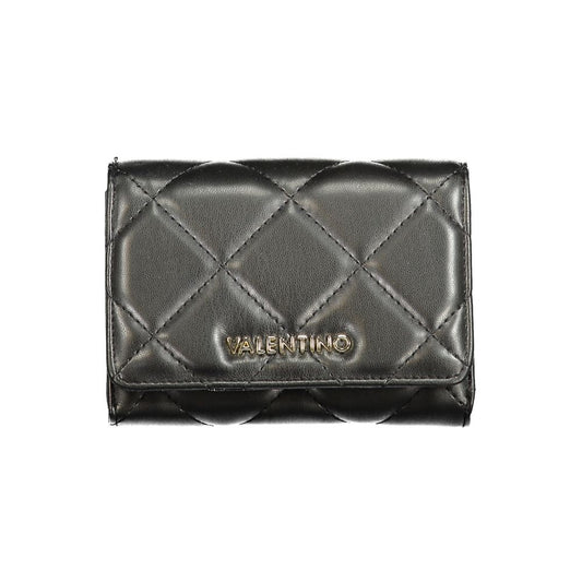 Mario Valentino Black Polyurethane Women Wallet