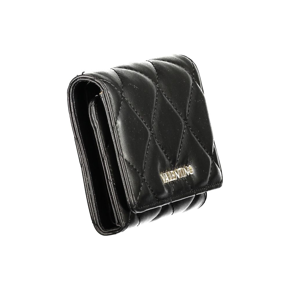 Mario Valentino Black Polyurethane Women Wallet